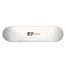 Electric Guitar Skateboard Deck