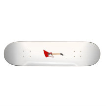 Electric Guitar Skateboard Deck