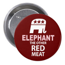Elefant das andere rote Fleisch Buttons