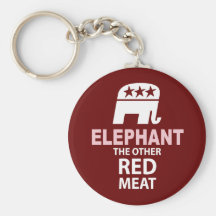 Elefant das andere rote Fleisch Schlüsselbänder