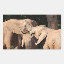 Elefant-Liebe-Aufkleber