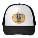 Elefant und Vintager Sun Truckermütze