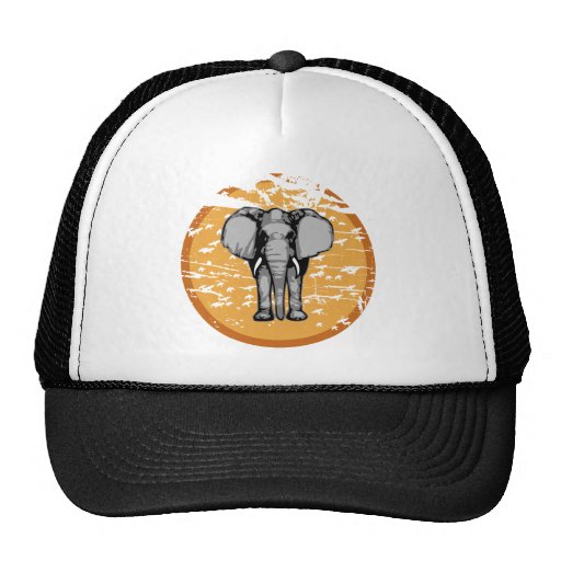 Elefant und Vintager Sun Truckermütze