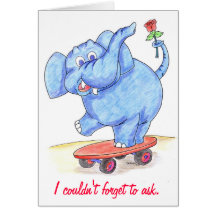 Elefant-Valentinsgruß-Karte sind Sie mein Valentin