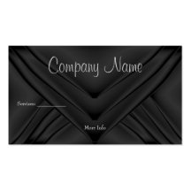 Elegant Charcoal Silk Purse Company Visitenkartenvorlagen