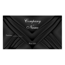 Elegant Charcoal Silk Purse Company Visitenkarten