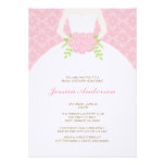 Elegante Braut {Rosa} Personalisierte Ankündigungskarten