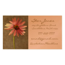 Elegante ConeFlower Visitenkarte - - -