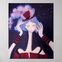Elegante Damen-Reihe: Posterdruck