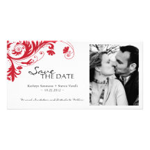 Elegante Foto-Save the Date Einladung Fotogrußkarten