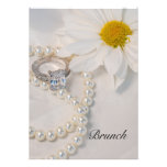 Elegante Gänseblümchen-Posten-Hochzeits-Brunch-Ein