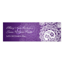 Elegante Gastgeschenk Hochzeits-Umbau-Paisley-Spit Visitenkarten