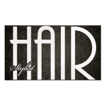 Elegante Haar-Damast-Stylist-Geschäfts-Karten Visitenkarten Vorlagen