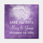 Elegante Hochzeit "Save the Date" moderne Herzen P Magnete