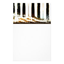 Elegante Klavier-Musik u. Anmerkungen Büropapier