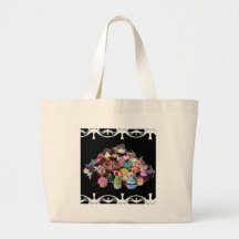 Elegante kleine Kuchen (Schwarzes) Taschen