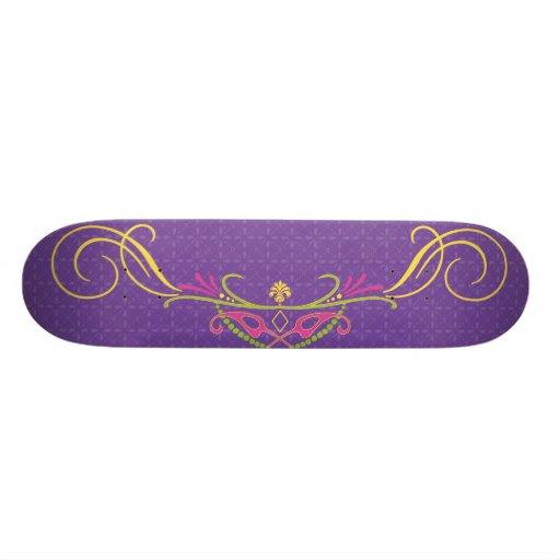 Elegante Maske Personalisiertes Skatedeck