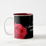 Elegante Rosen-personalisierte Juniorbrautjungfer Teetasse