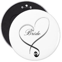 Elegante silberne Herz DIY Schablone Buttons
