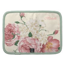 Elegante Vintage rosa Blumen Mappe