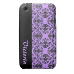 Eleganter Göttin-Damast-Mustername iPhone 3 Fall Case-Mate iPhone 3 Hüllen