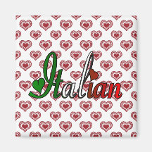 Eleganter Italiener Magnete