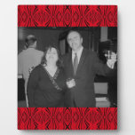 Eleganter roter Fotorahmen Schautafel