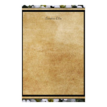 Elegantes Dasies Personalisierte Druckpapiere