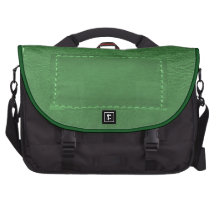 Elegantes Grün: Lederner Blick-künstlerische Gesch Laptop Taschen