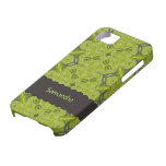 Elegantes Limones grünes personalisiertes Case-Mat Schutzhülle Fürs iPhone 5