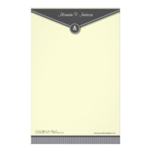 Elegantes Monogramm-Briefpapier des Umschlag-(Schi Büropapiere