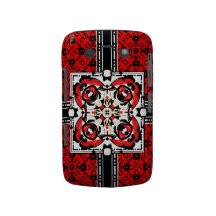 Elegantes rotes orientalisches BlackBerrymutiger C Blackberry Bold Etuis