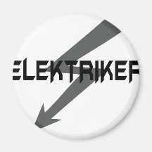 elektriker Ikone Kühlschrankmagnet