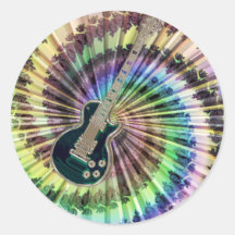 Elektrische Krawatten-Gitarre Sticker