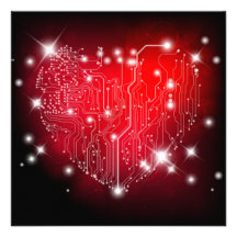 Elektrische Liebe-Einladung
