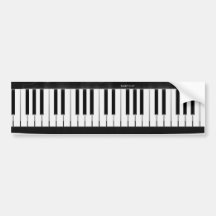 Elektronische Tastatur Auto Sticker