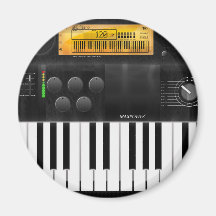 Elektronische Tastatur Kühlschrankmagnete