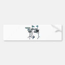 elektronisches Trommel-Set Auto Sticker