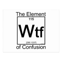 Element WTF Postkarte