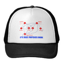 Elementarteilchen von Physik Higgs BosonQuarks Baseball Mützen