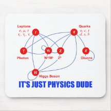 Elementarteilchen von Physik Higgs BosonQuarks Mousepads