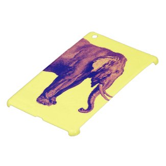 Elephant Vintage Illustration India Animal Antique Case For The iPad Mini