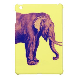 Elephant Vintage Illustration India Animal Antique Case For The iPad Mini