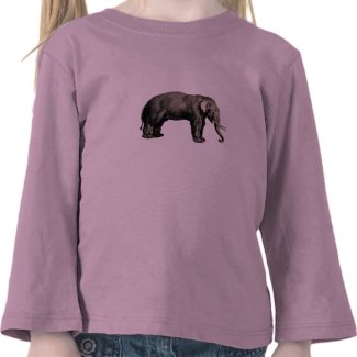 Elephant Vintage Illustration India Animal Antique Tshirts