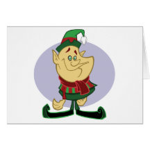 Elf - frohe Weihnacht-Karte