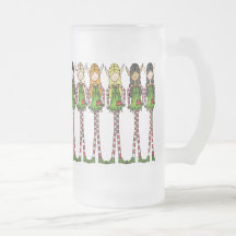 Elf-magisches Weihnachtsmattierter Becher Tasse