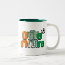 Elfenbeinküstefußball Les Éléphants Fußballgeschen Tasse