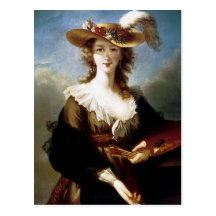 Elisabeth Vigee-Lebrun Selbstporträt Postkarten