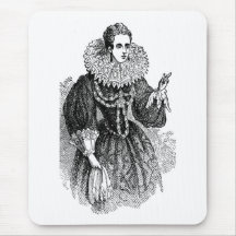 "Elisabethanische Mode" Mousepad