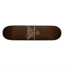 Elizabeth I Tilbury-Zitat Skateboard Deck